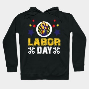 Retro Happy Labor Day Union Strong Graphics Men Women Hoodie